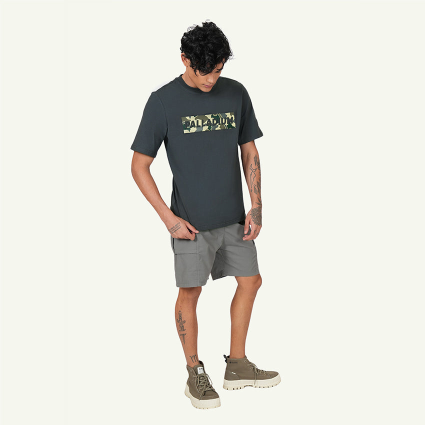 S/S TEE CAMO BANNER MEN'S T-SHIRT EBONY
