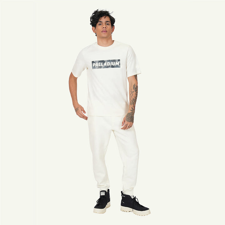 S/S TEE CAMO BANNER MEN'S T-SHIRT STAR WHITE