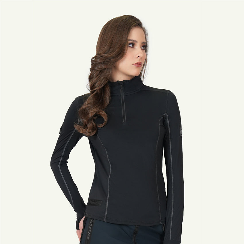 L/S TEE HALF ZIP WOMEN'S JACKET ANTHRACITE