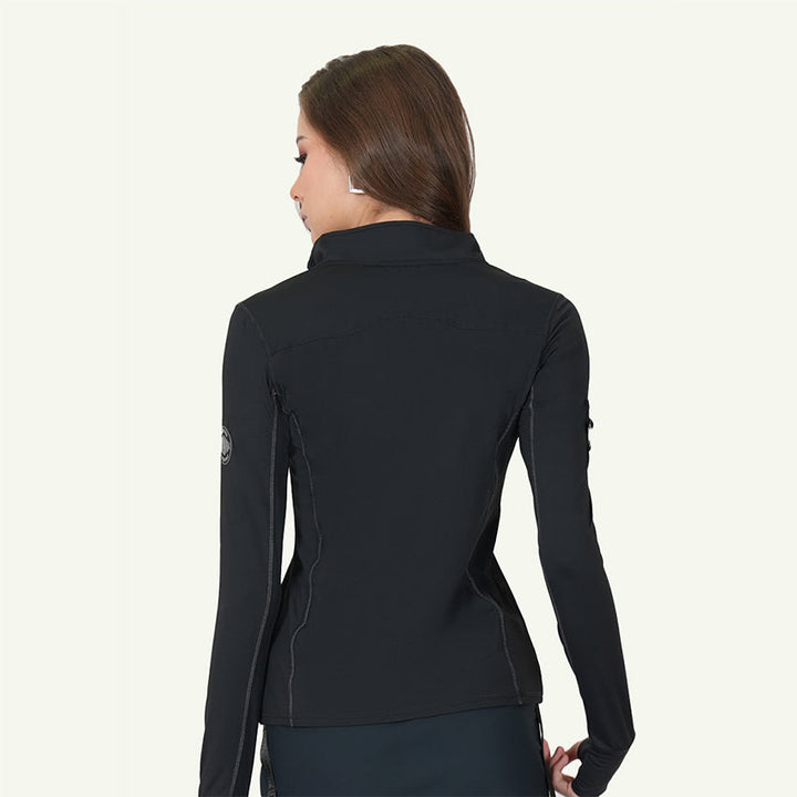 L/S TEE HALF ZIP WOMEN'S JACKET ANTHRACITE