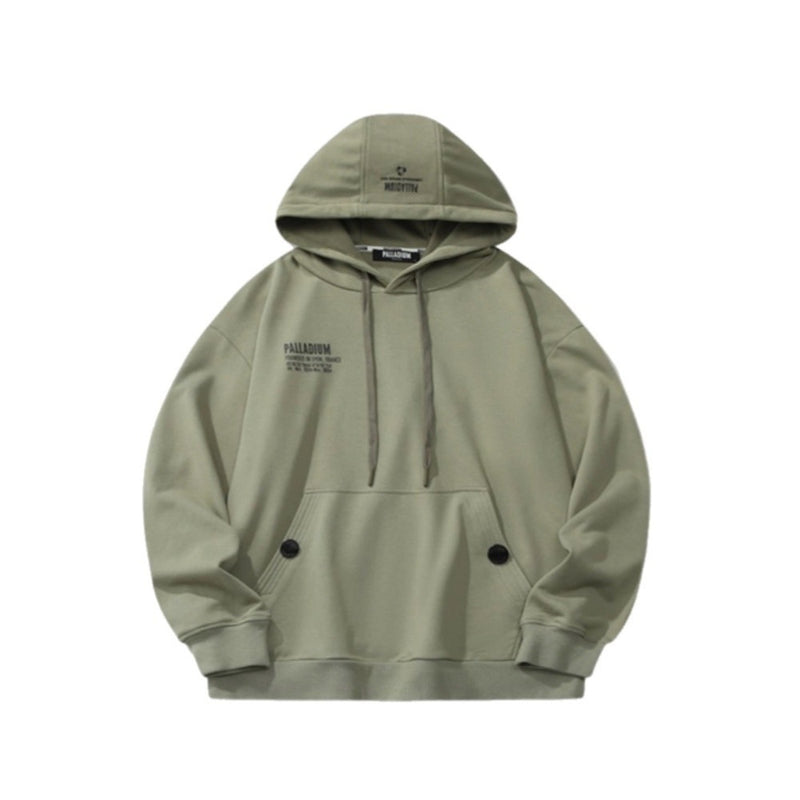 HT SW HOODIE RYCL LOGO GREEN OLIVE