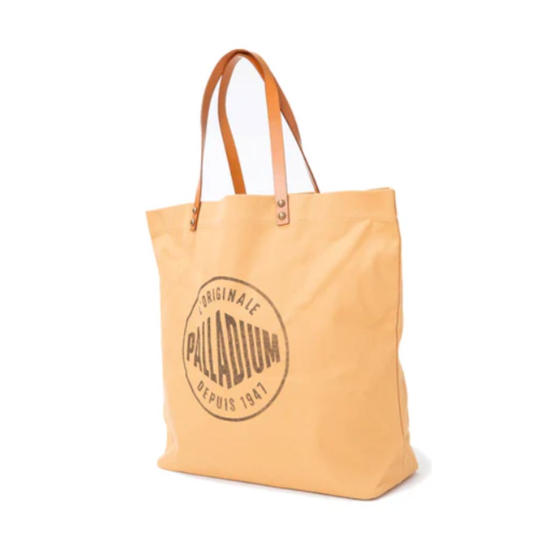 Round Logo Tote Bag Camel Bg587-259