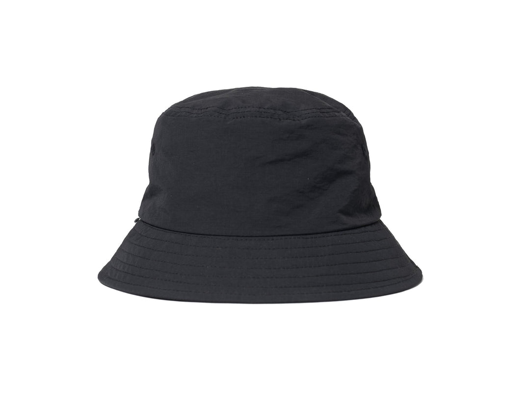 EMB BUCKET HAT Black