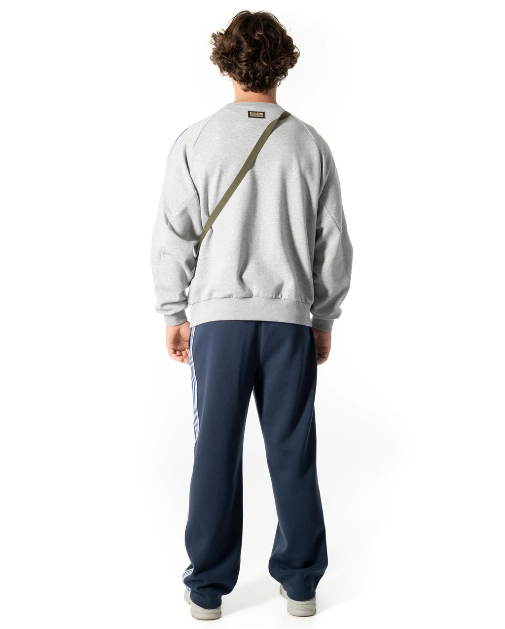Logo Side Stripes Color Blocks Pants -1011727-480