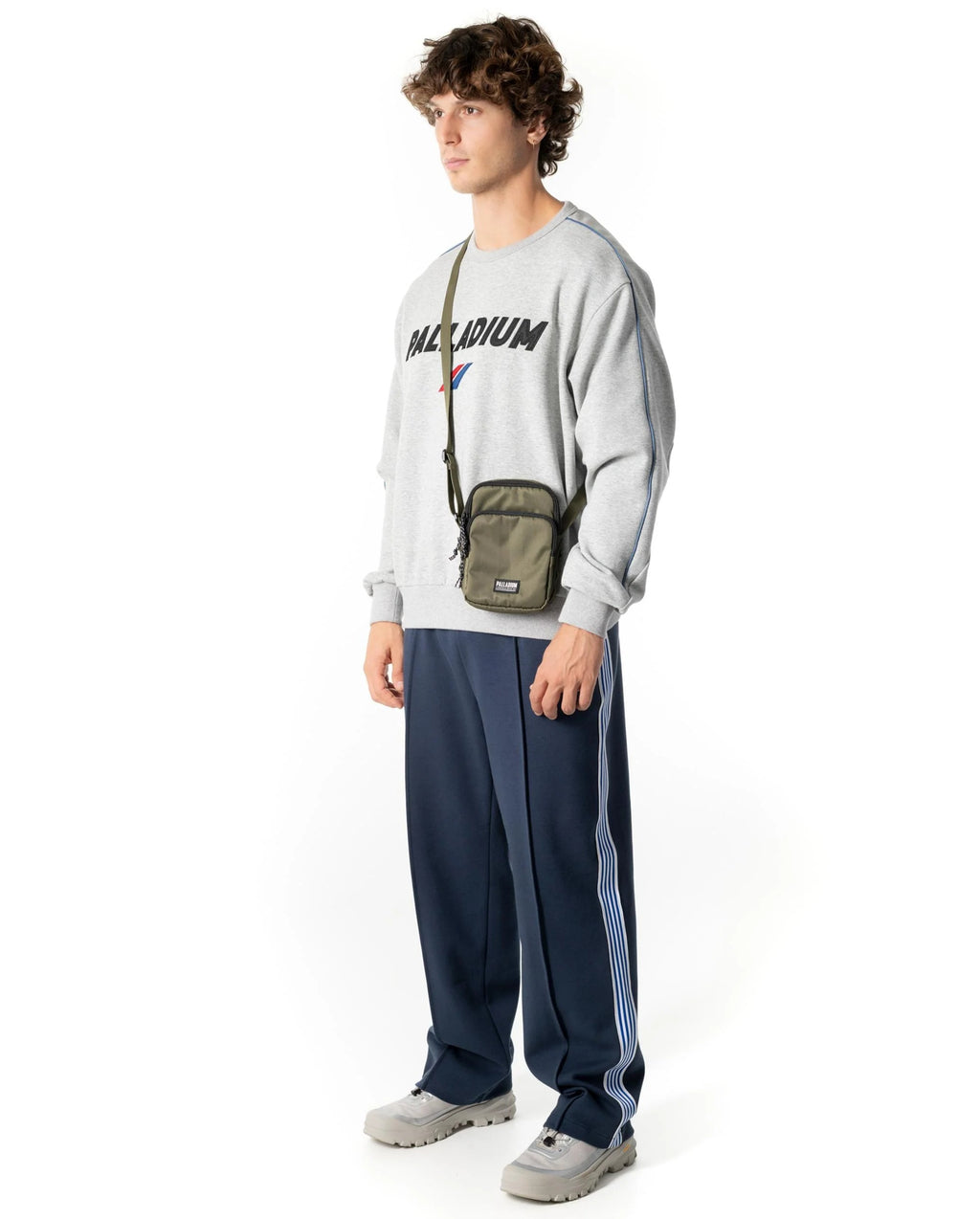Logo Side Stripes Color Blocks Pants -1011727-480