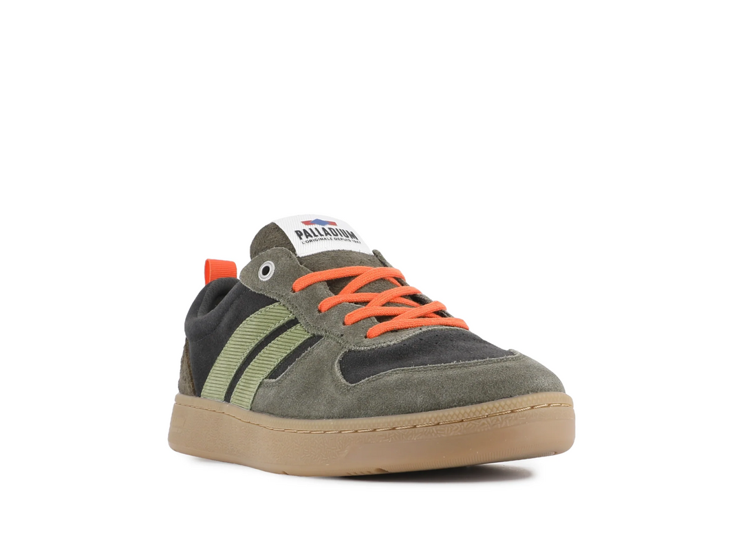 PALLACUP FLAME SUEDE BELUGA/OLIVE NIGHT