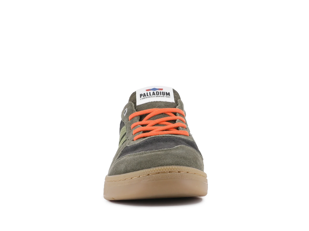 PALLACUP FLAME SUEDE BELUGA/OLIVE NIGHT