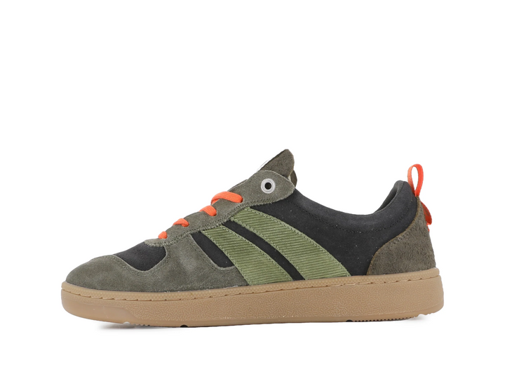 PALLACUP FLAME SUEDE BELUGA/OLIVE NIGHT
