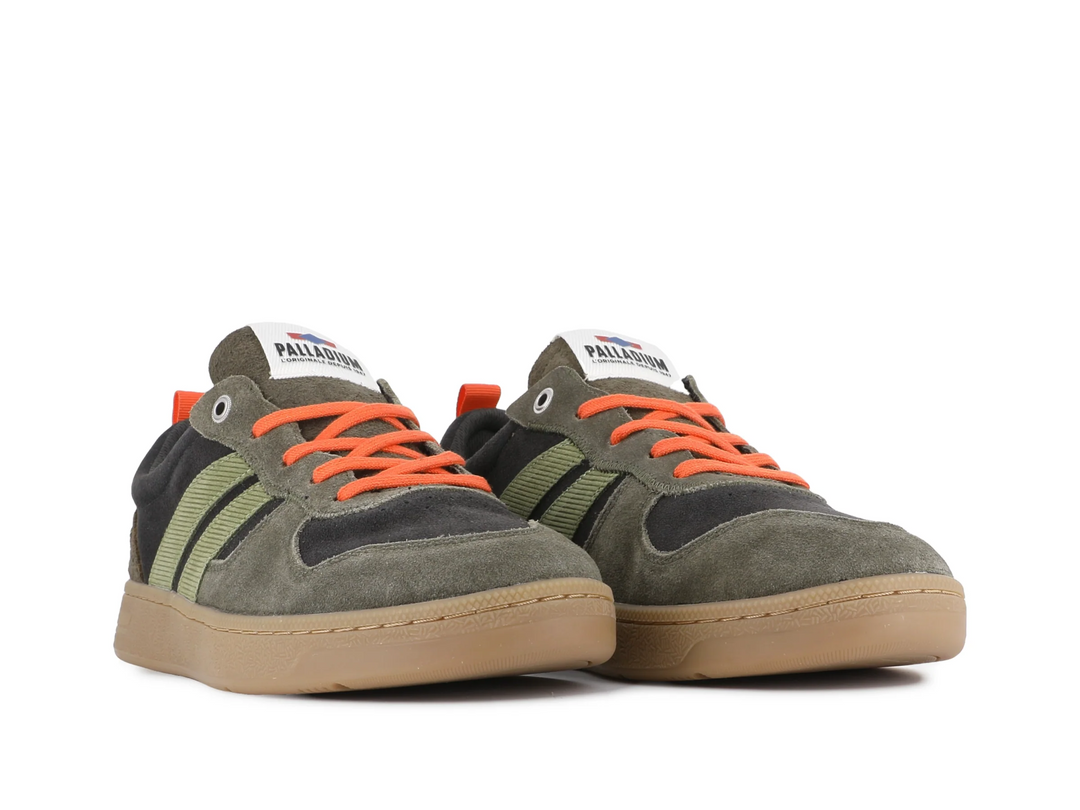 PALLACUP FLAME SUEDE BELUGA/OLIVE NIGHT