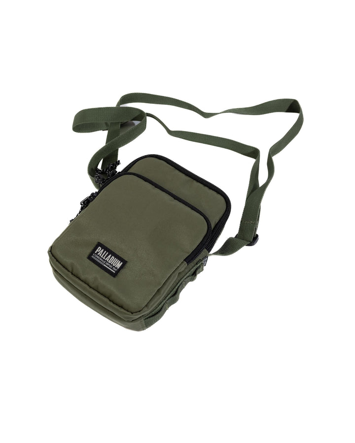 PALLADIUM LOGO WATER REPELLENT CROSSBODY BAG DUSKY GREEN