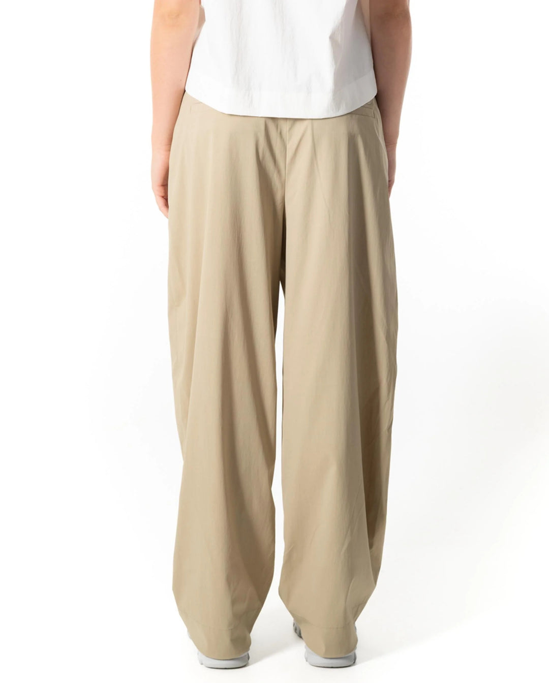 WOMEN'S BARREL LEG PANTS WARM SAND