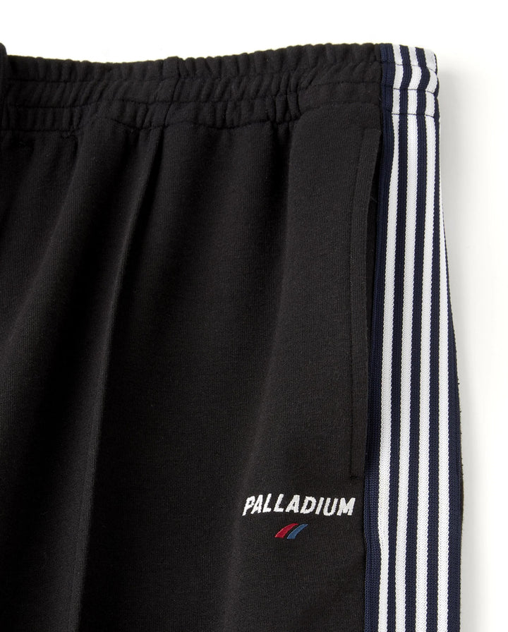 MEN'S LOGO SIDE STRIPES COLOR BLOCKS PANTS BLACK