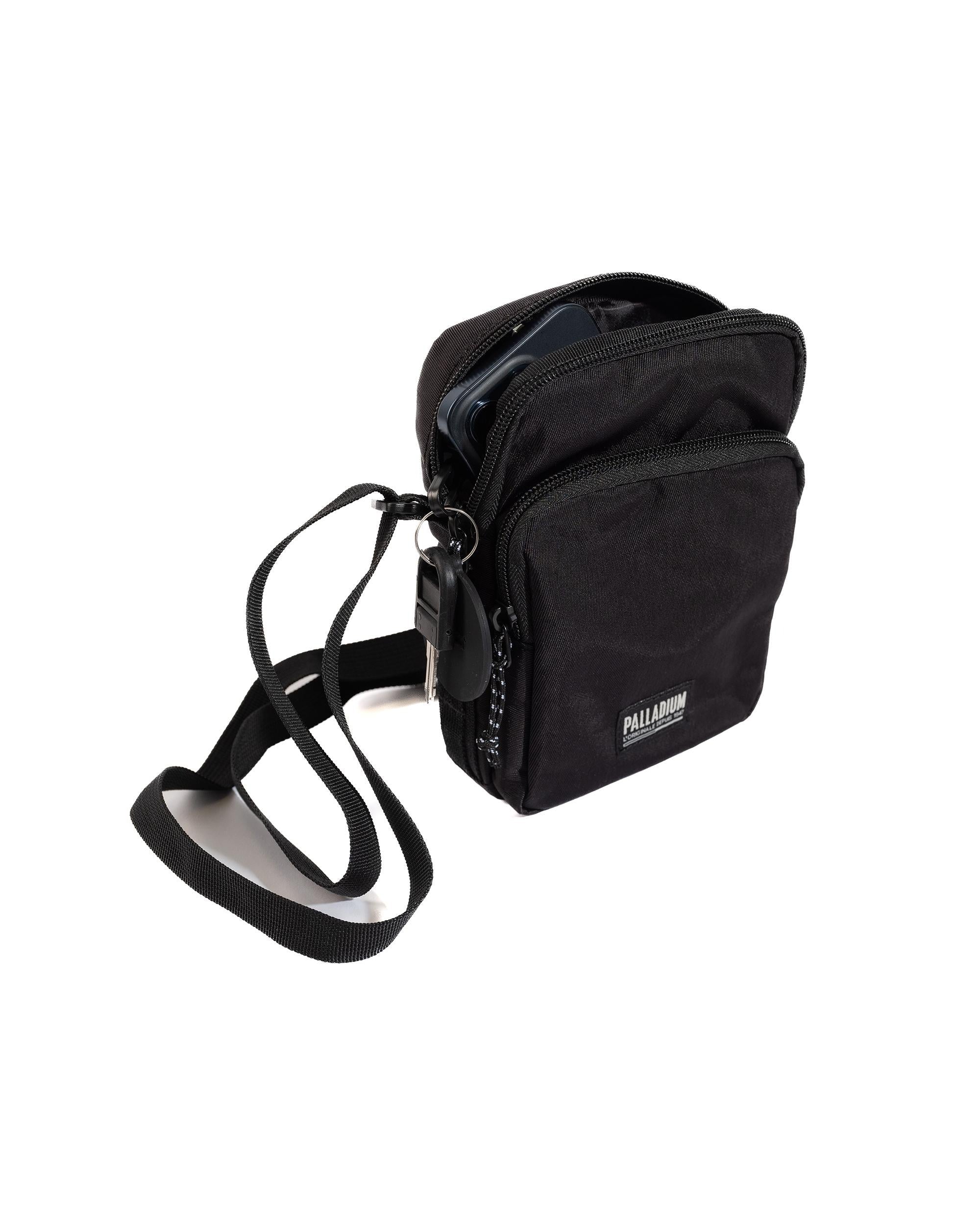 Palladium Logo Water Repellent Crossbody Bag Black Bg656-008