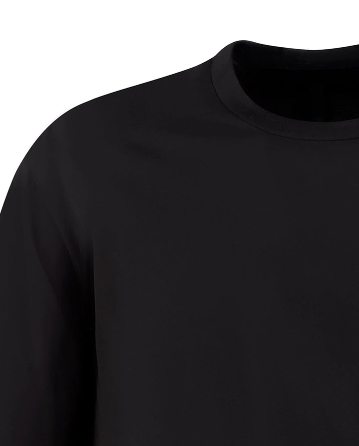 UNISEX 3D POCKETS LONG SLEEVES T-SHIRT BLACK