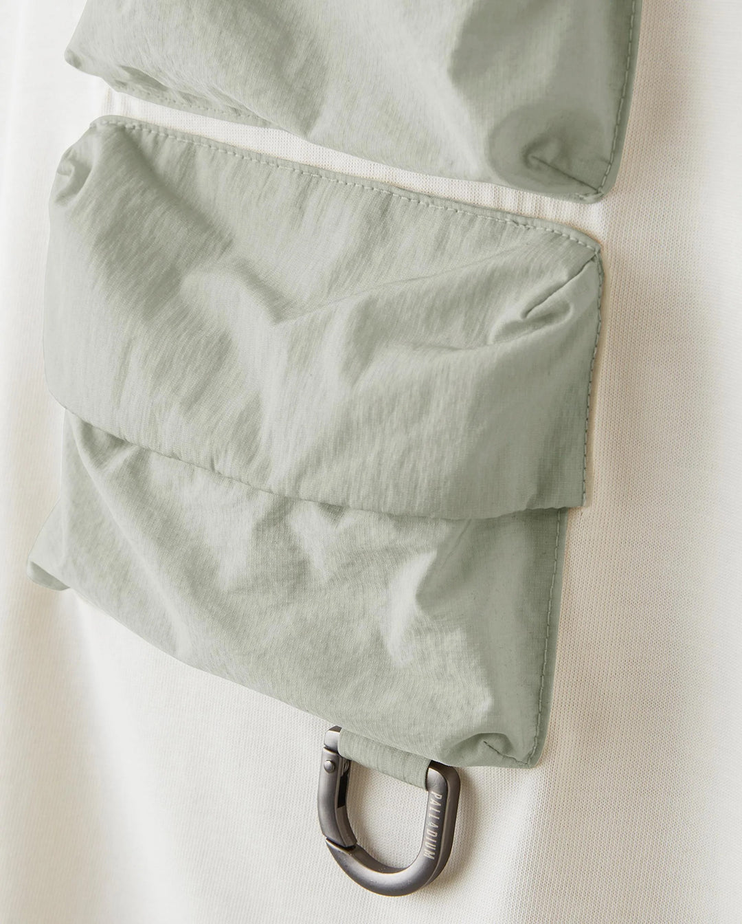 UNISEX 3D POCKETS LONG SLEEVES T-SHIRT FRESH GREY