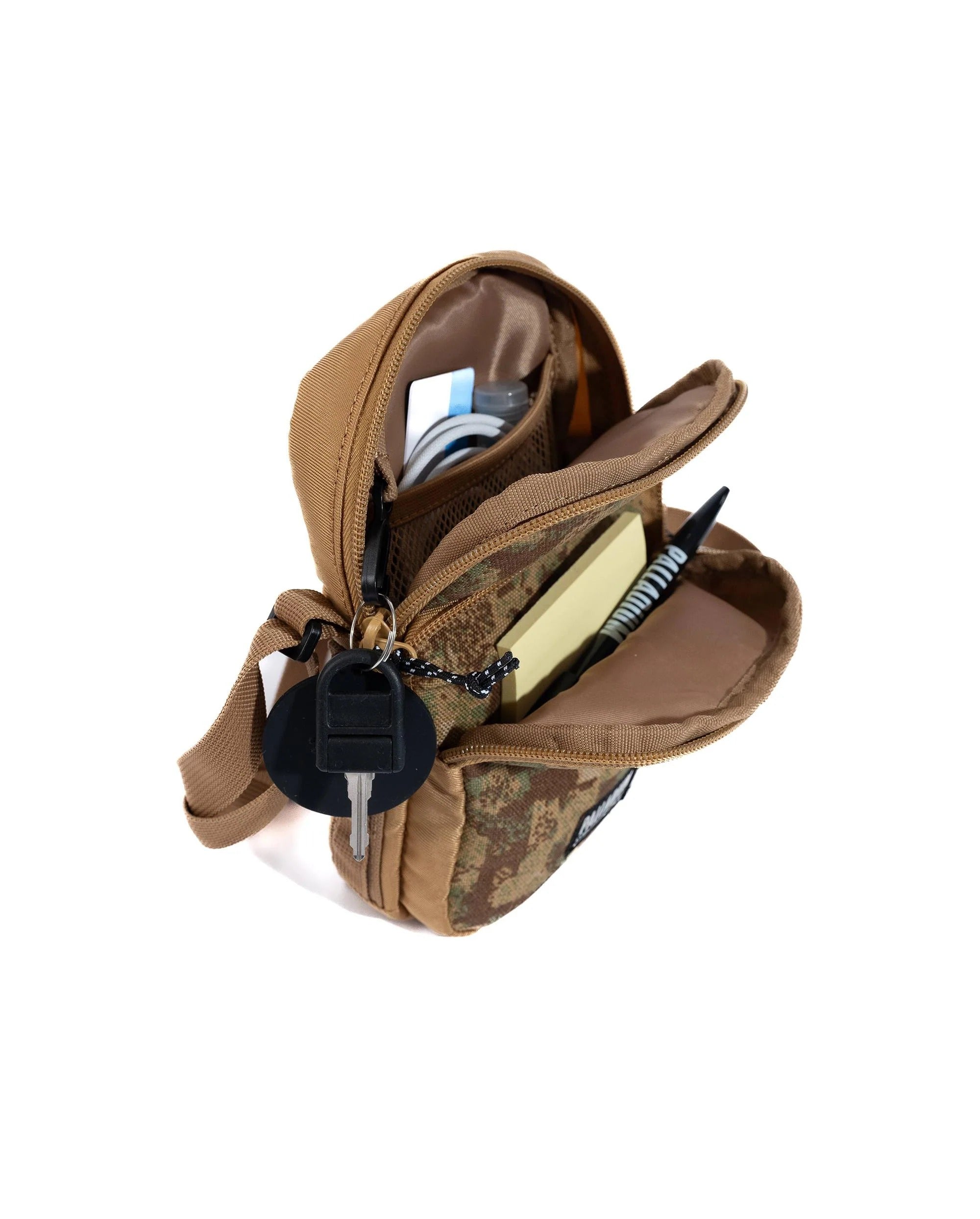 Palladium Logo Water Repellent Crossbody Bag Woodlin/Camo Bg656-238