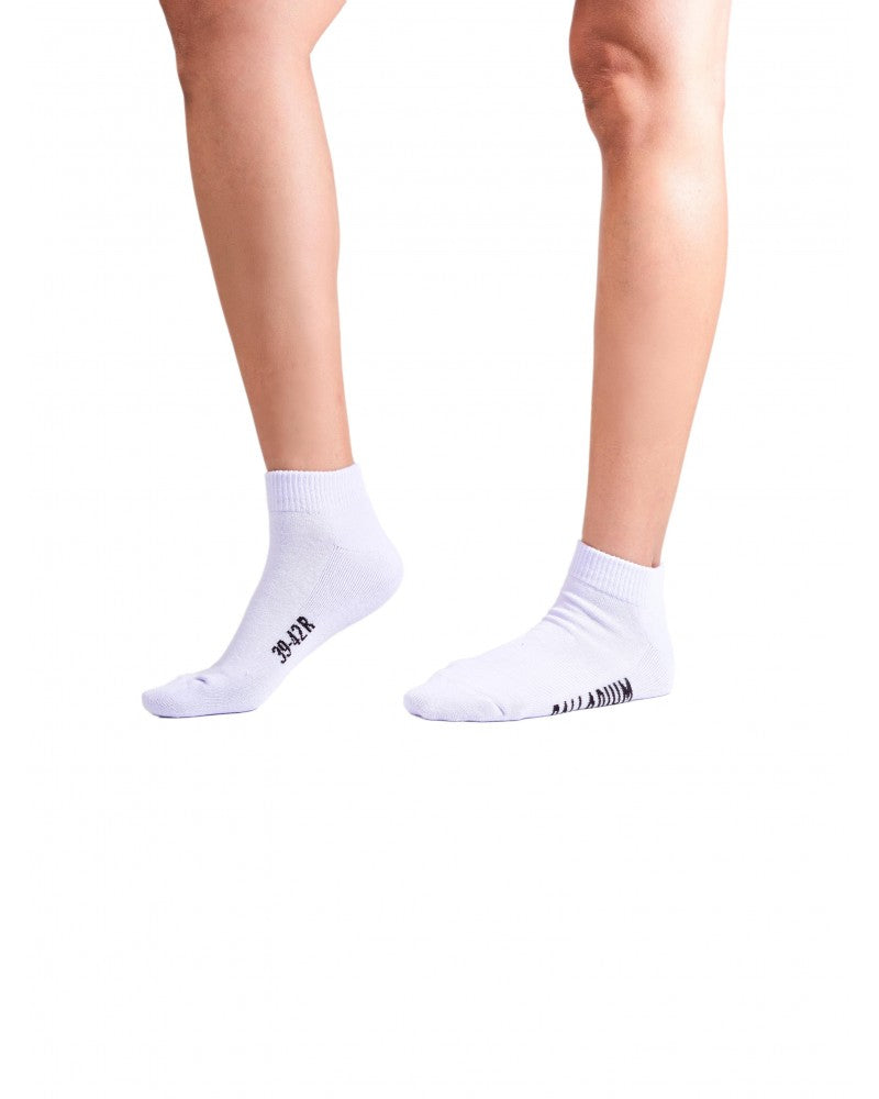 LOW HEIGHT SOCKS WHITE / EVENING HAZE