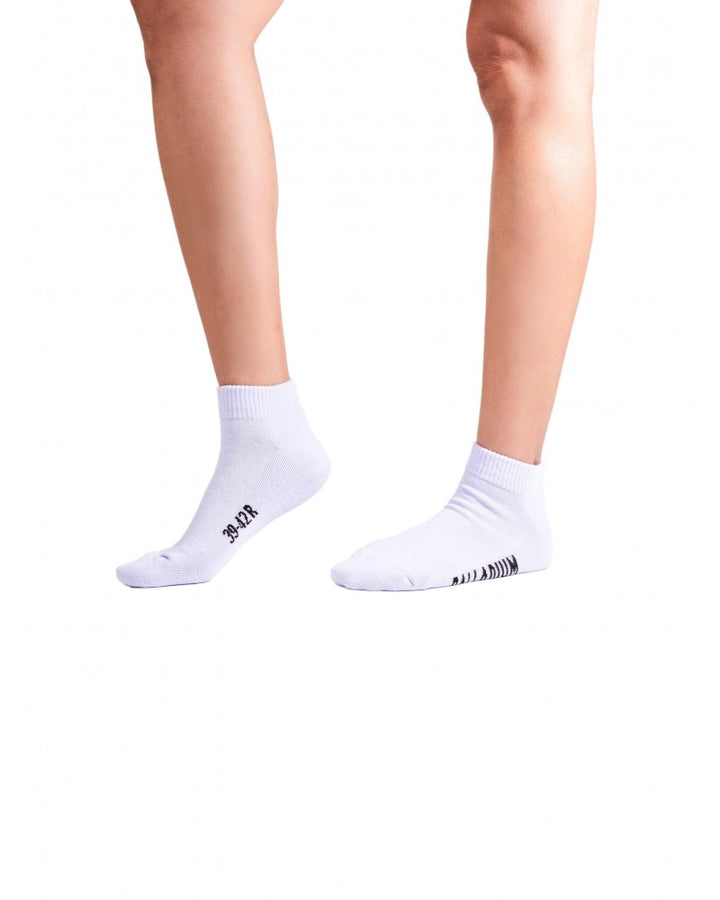LOW HEIGHT SOCKS WHITE / EVENING HAZE