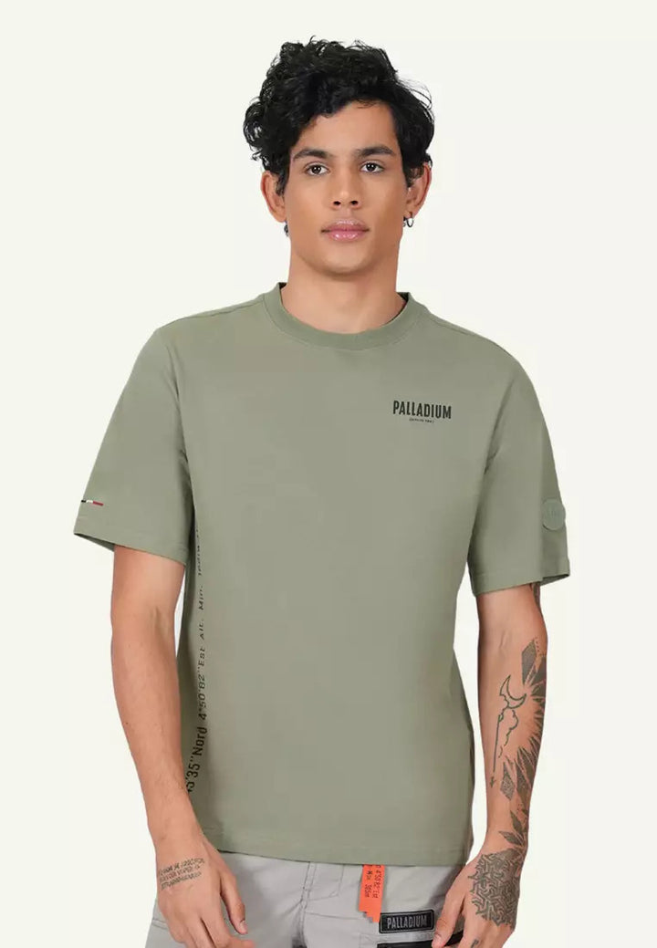 S/S TEE LYON MAP VETIVER