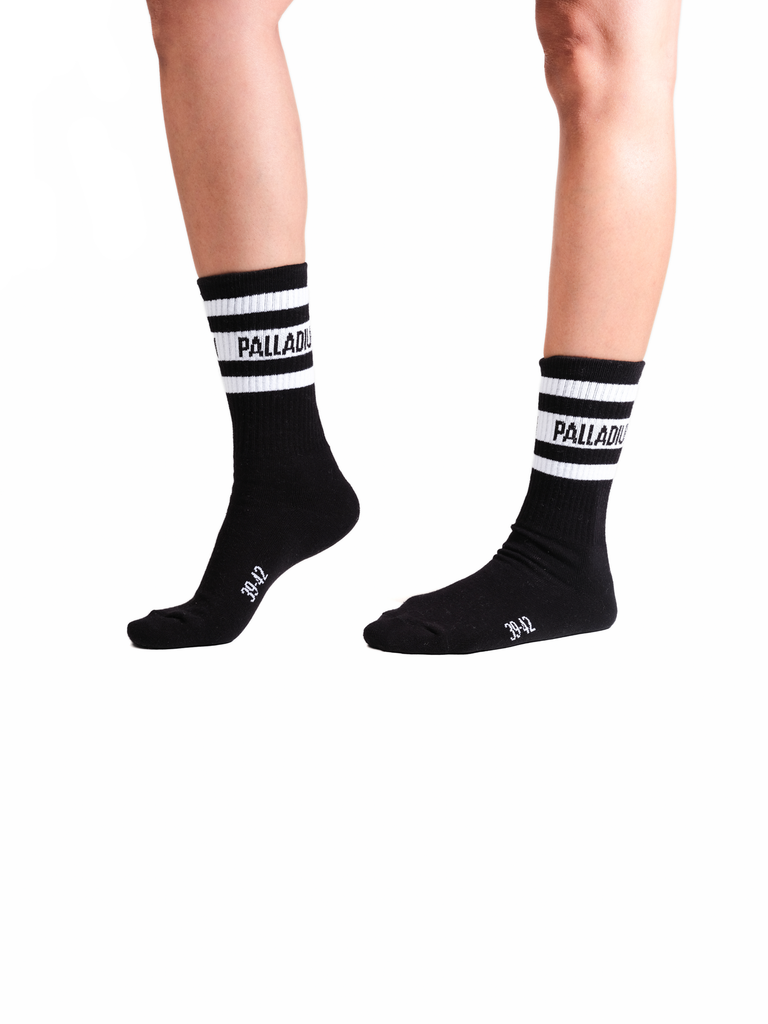 MID HEIGHT STR SOCKS Black