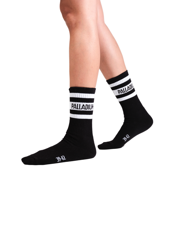 MID HEIGHT STR SOCKS Black
