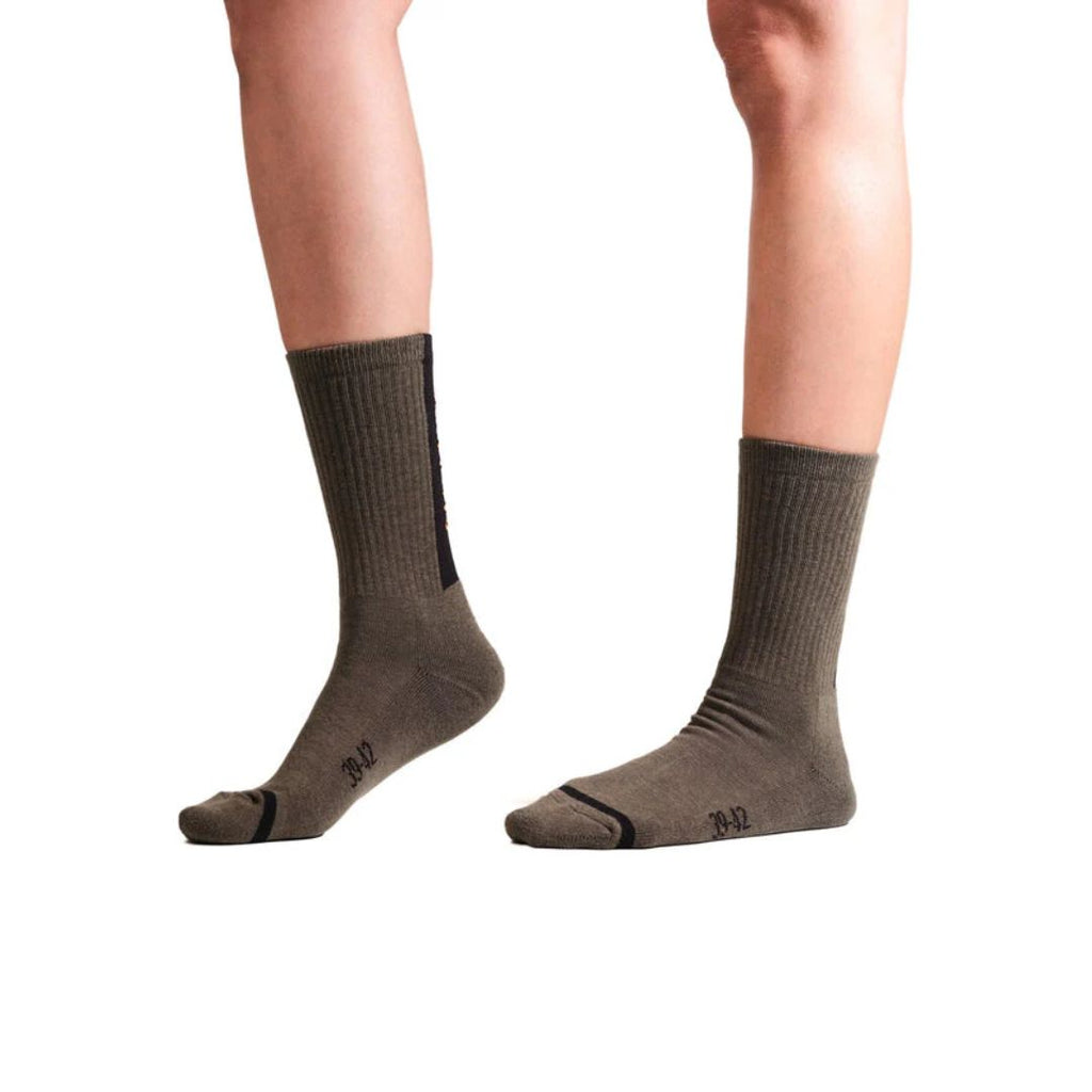 Jacquard Mid Socks 1 Dusky Green Sx7384-308
