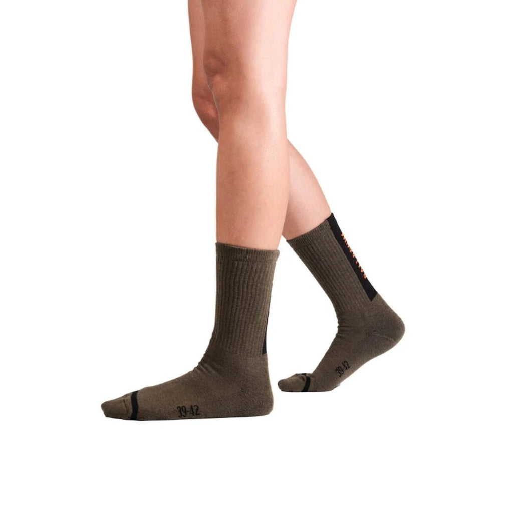 Jacquard Mid Socks 1 Dusky Green Sx7384-308
