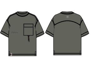 T-Shirt  UTILITY Tea Leaf