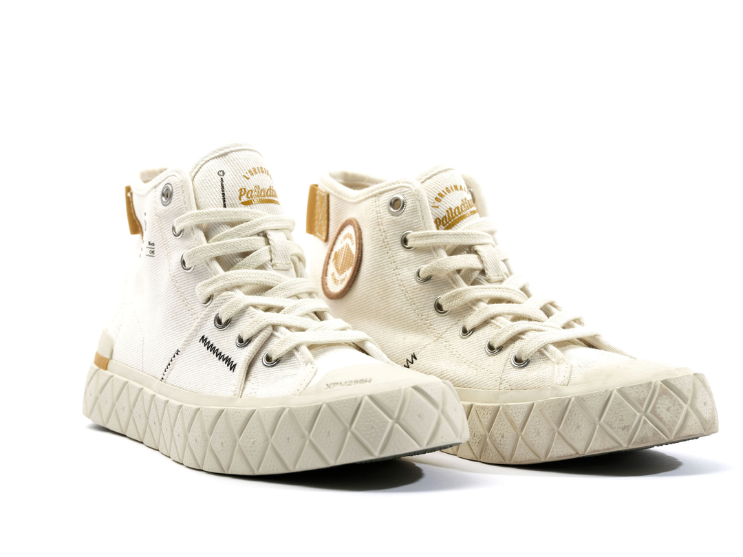 PALLA ACE CHUKKA WORKWEAR CREAM WHITE