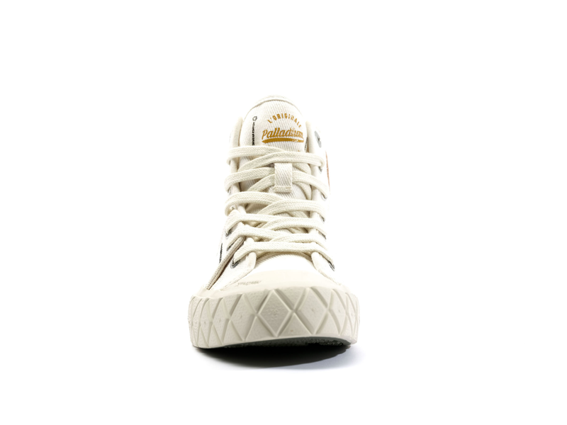 PALLA ACE CHUKKA WORKWEAR CREAM WHITE