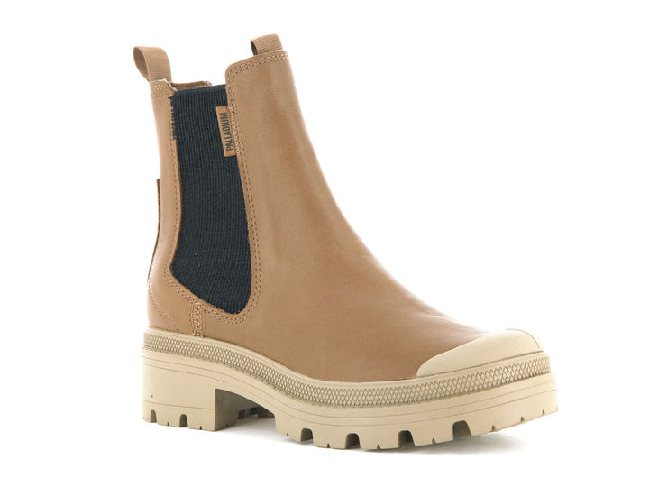 PALLABASE CHELSEA LEATHER DEAR BROWN