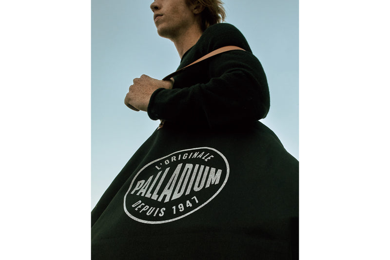 ROUND LOGO TOTE BAG BLACK